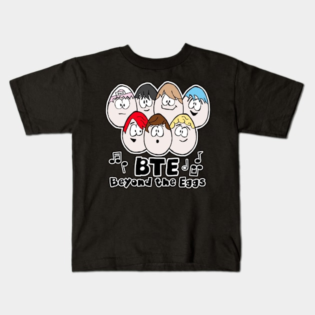 BTE - Beyond the Eggs Band Kids T-Shirt by GoodEggWorld